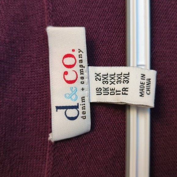 D&Co. Long Cardigan - 2X - Picture 4 of 6